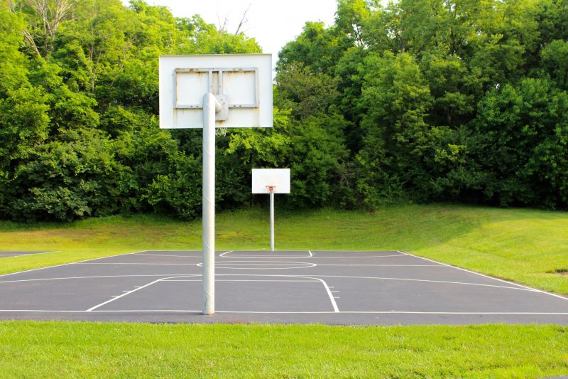 Summer Basketball Hoop Installation
